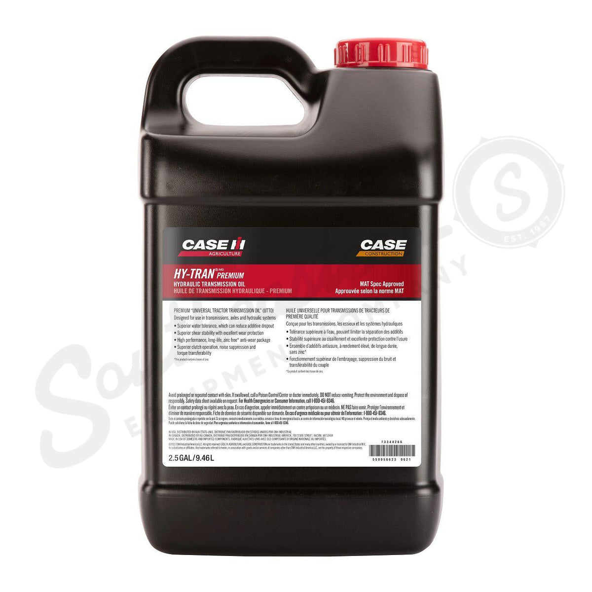 73344266 - OEM TRAN PREMIUM HYDRAULIC TRANSMISSION OIL 2.5 GAL./9.46L - CASE CONSTRUCTION