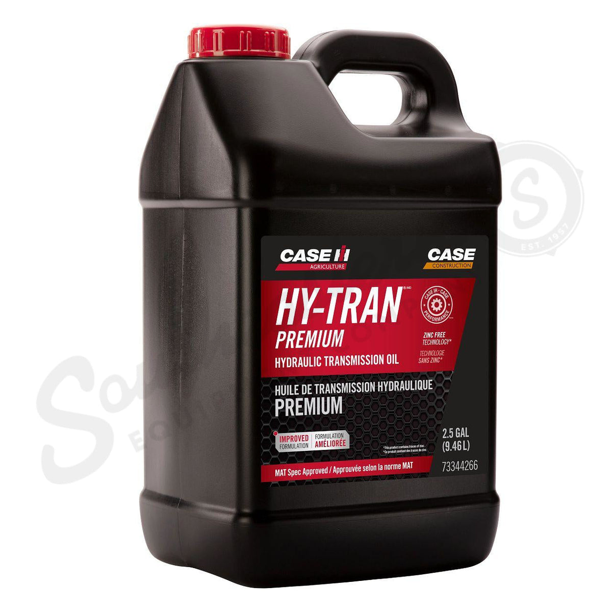 73344266 - OEM TRAN PREMIUM HYDRAULIC TRANSMISSION OIL 2.5 GAL./9.46L - CASE CONSTRUCTION
