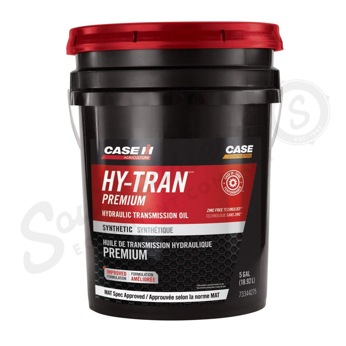 73344275 - OEM TRAN PREMIUM HYDRAULIC TRANSMISSION OIL SYNTHETIC 5 GAL./18.92L - CASE CONSTRUCTION