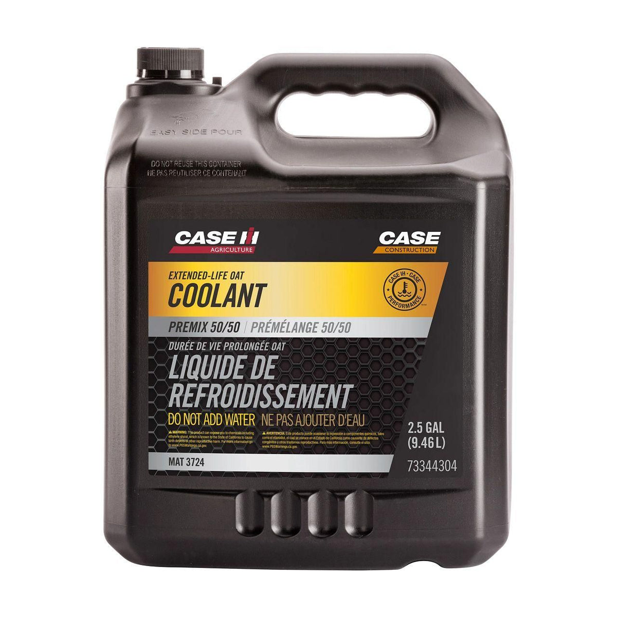 73344304 - OEM EXTENDED-LIFE OAT COOLANT/ANTIFREEZE - CASE CONSTRUCTION