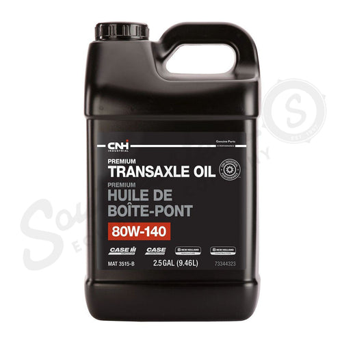 73344323 - OEM PREMIUM TRANSAXLE OIL SAE 80W-140 MAT 3515-B 2.5 GAL./9.46L - CASE CONSTRUCTION