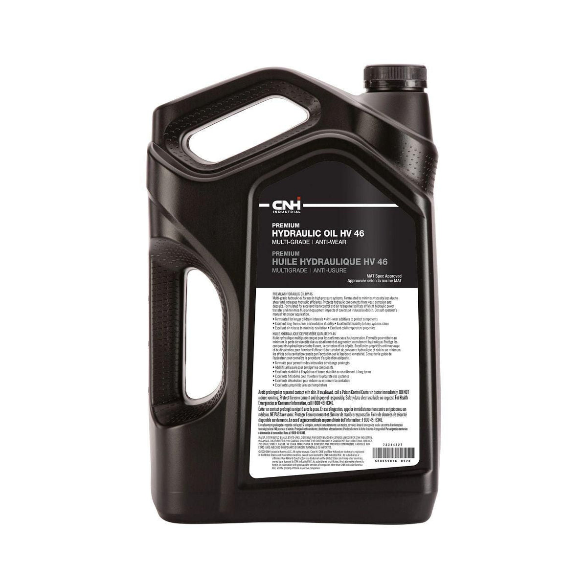 73344327 - OEM PREMIUM HYDRAULIC OIL HV 46 AW 1 GAL./3.78L - CASE CONSTRUCTION