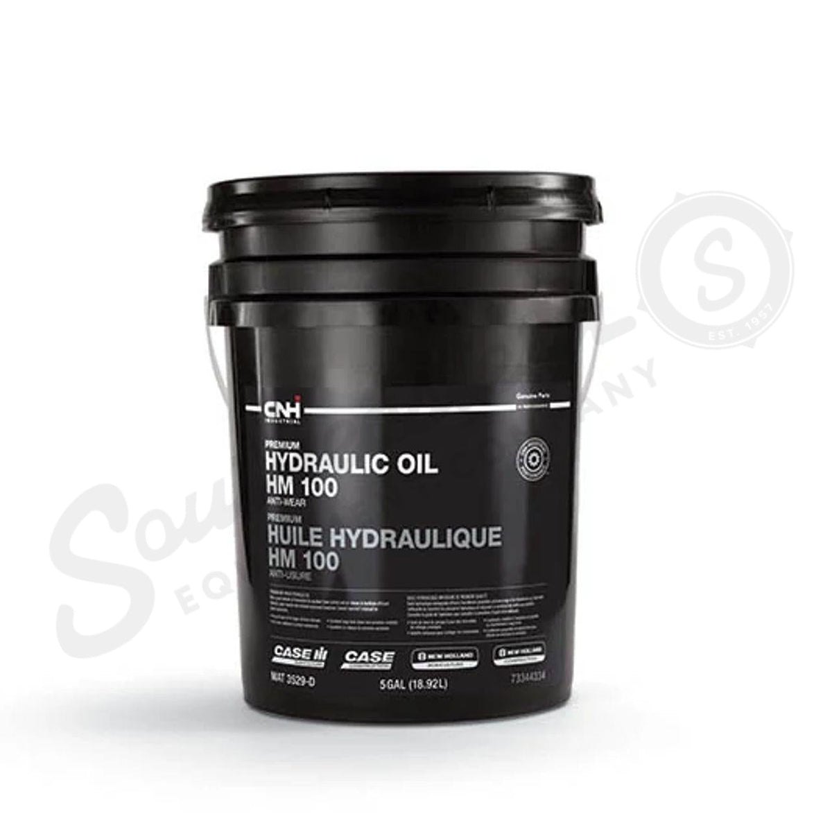 73344334 - OEM PREMIUM HYDRAULIC OIL HM 100 AW MAT 3529-D 5 GAL./18.92L - CASE CONSTRUCTION