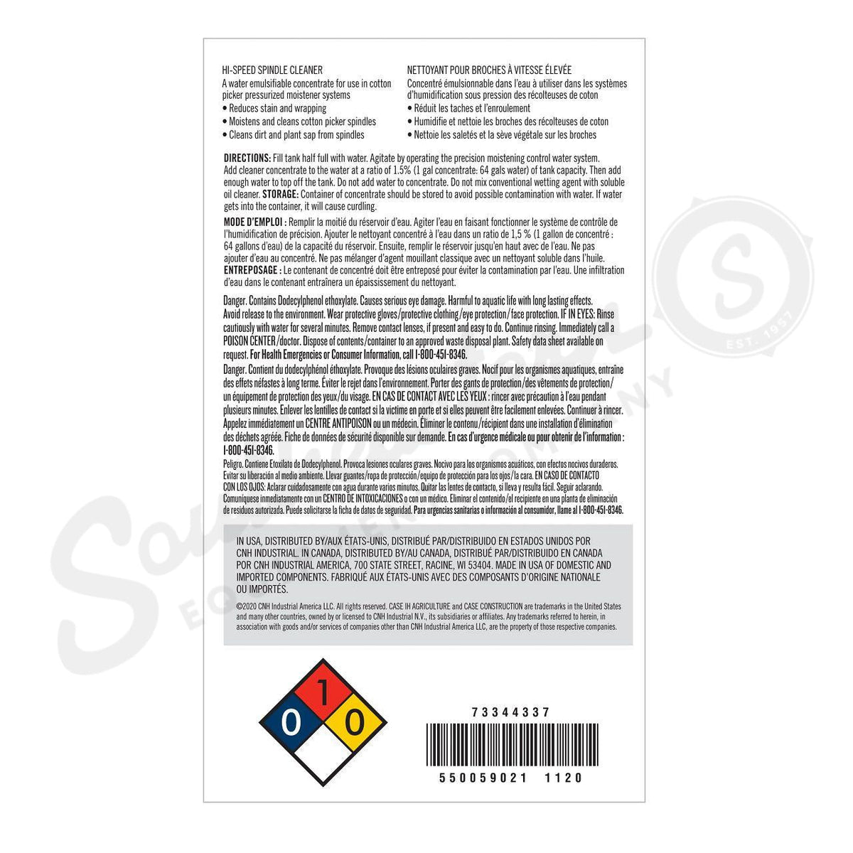 73344337 - OEM LUBRICANT - CASE CONSTRUCTION