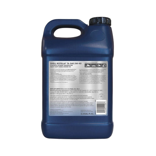 73344401 - OEM SHELL ROTELLA T6 DIESEL ENGINE OIL - CASE CONSTRUCTION