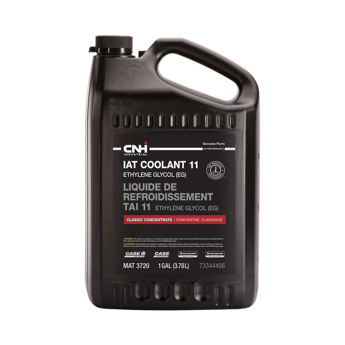 73344406 - OEM IAT COOLANT 11 CONCENTRATE MAT 3720 1 GAL./3.78L - CASE CONSTRUCTION