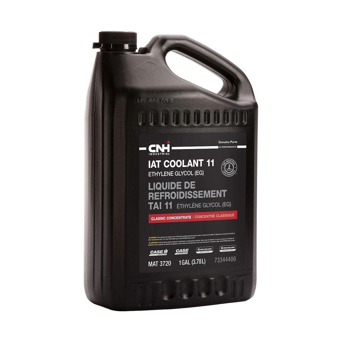 73344406 - OEM IAT COOLANT 11 CONCENTRATE MAT 3720 1 GAL./3.78L - CASE CONSTRUCTION