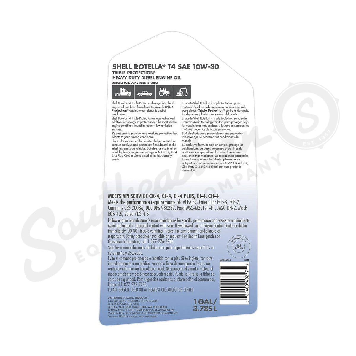 73344515 - OEM ENGINE OIL - CASE CONSTRUCTION