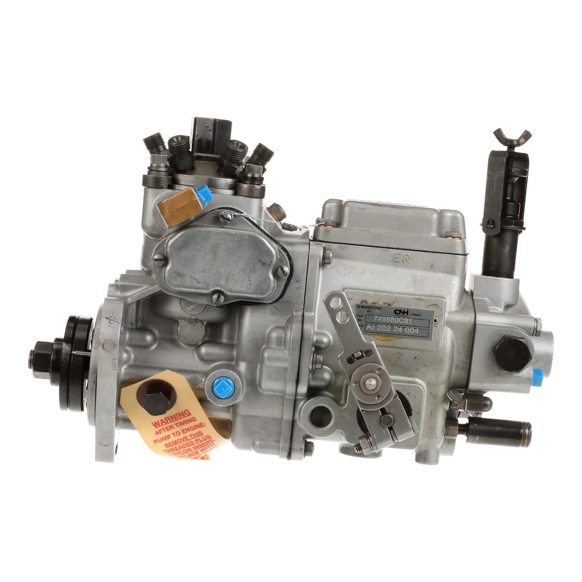 749580C91 - OEM REMANUFACTURED FUEL INJECTION PUMP - CASE CONSTRUCTION