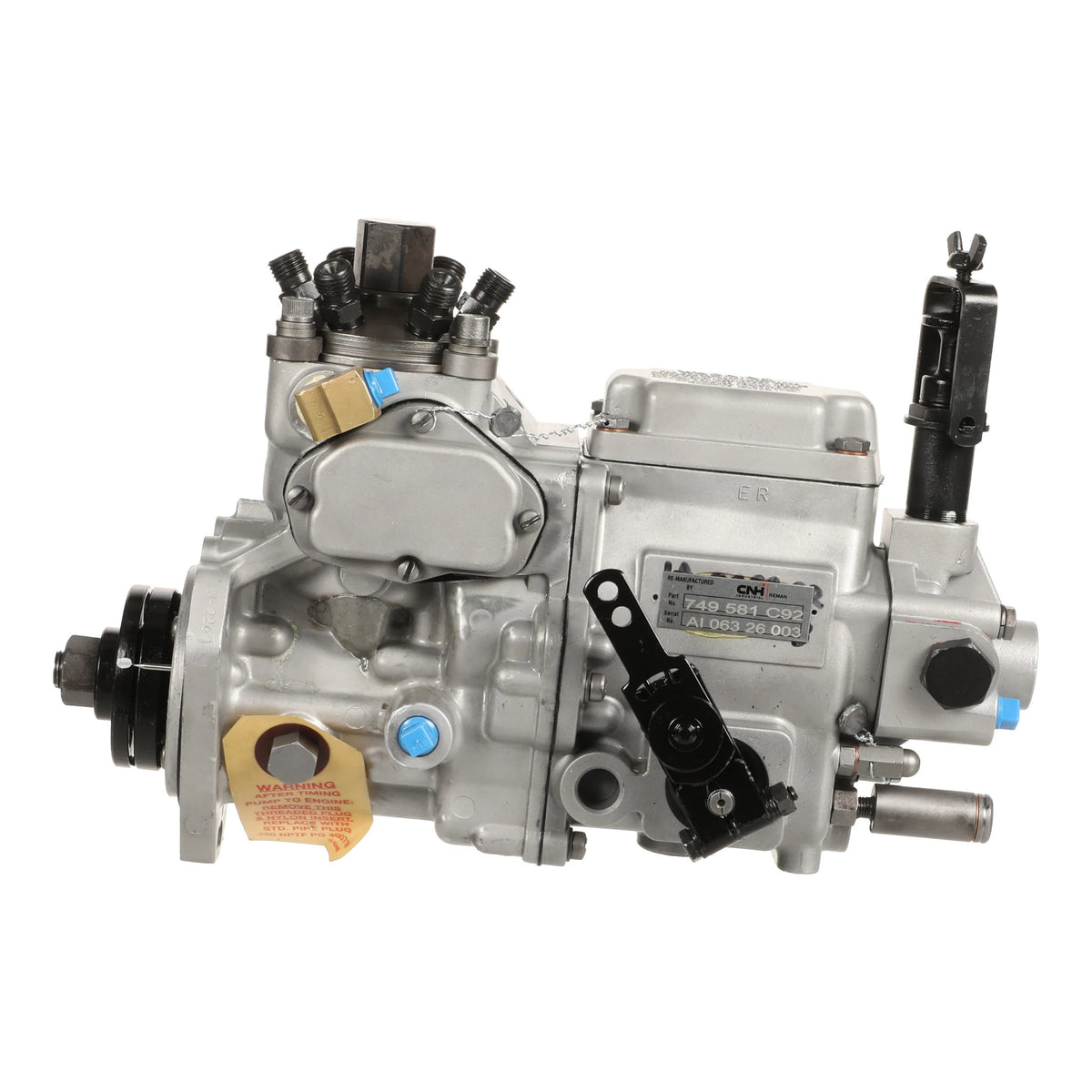 749581C92 - OEM REMANUFACTURED FUEL INJECTION PUMP - CASE CONSTRUCTION