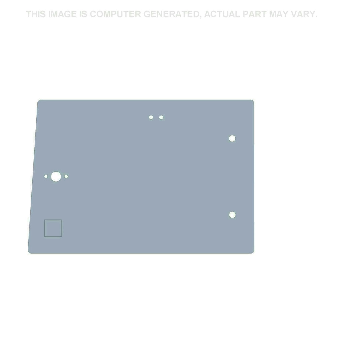 76303460 - OEM DOOR GLASS FLAT - CASE CONSTRUCTION