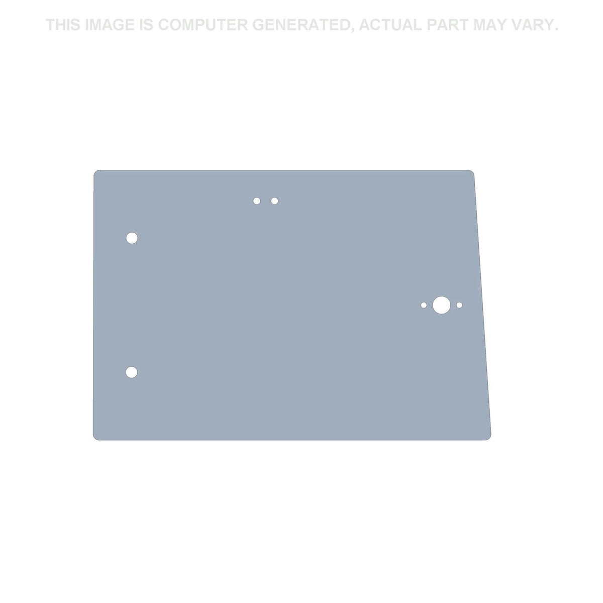 76303460 - OEM DOOR GLASS FLAT - CASE CONSTRUCTION