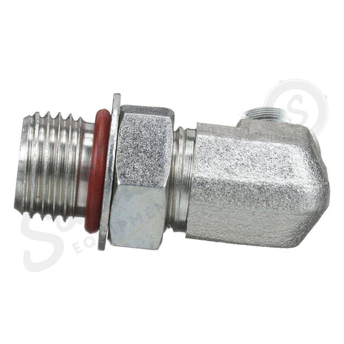 76344 - OEM 9/16IN-18 JIC X 9/16IN-18 ORB 90 DEGREE ELBOW FITTING - CASE CONSTRUCTION
