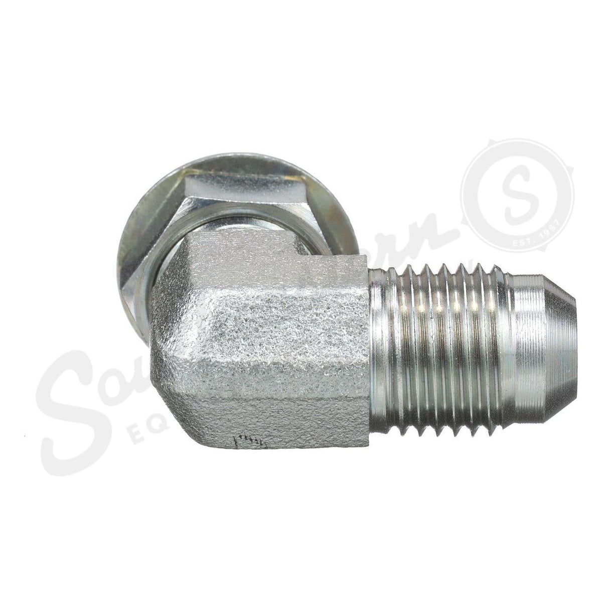 76344 - OEM 9/16IN-18 JIC X 9/16IN-18 ORB 90 DEGREE ELBOW FITTING - CASE CONSTRUCTION