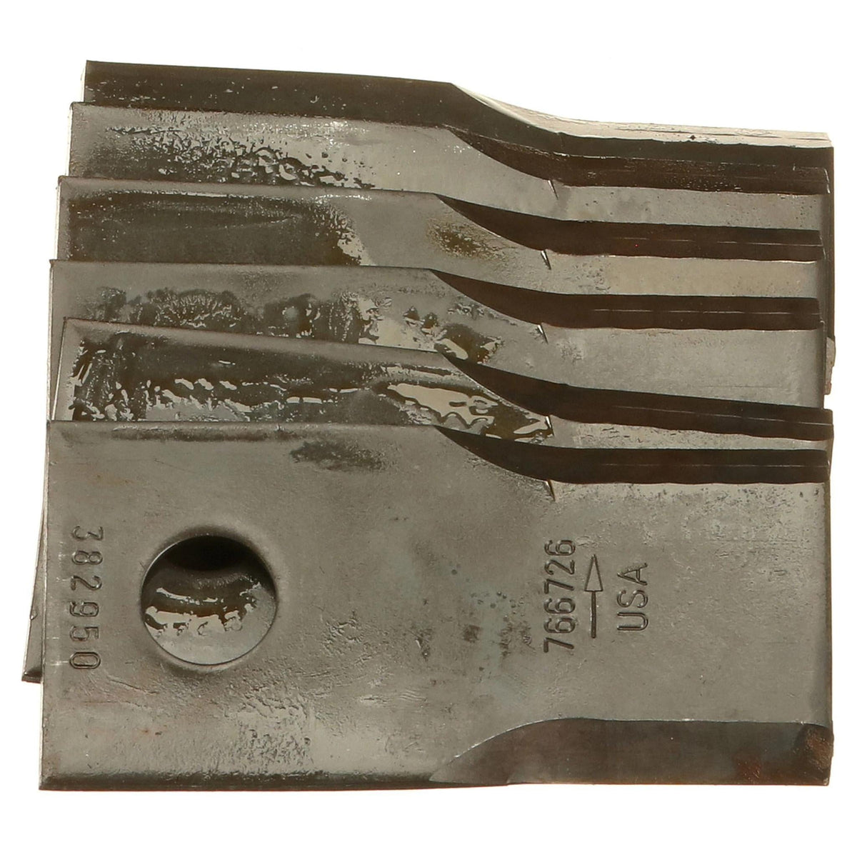766726 - OEM ROTARY DISC MOWER KNIFE 7 DEGREE COUNTERCLOCKWISE - CASE CONSTRUCTION