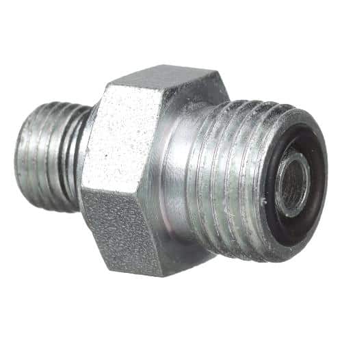 82016839 - OEM HYDRAULIC TUBE CONNECTOR M10 X 1 ORFS 9/16IN-18IN ORB - CASE CONSTRUCTION