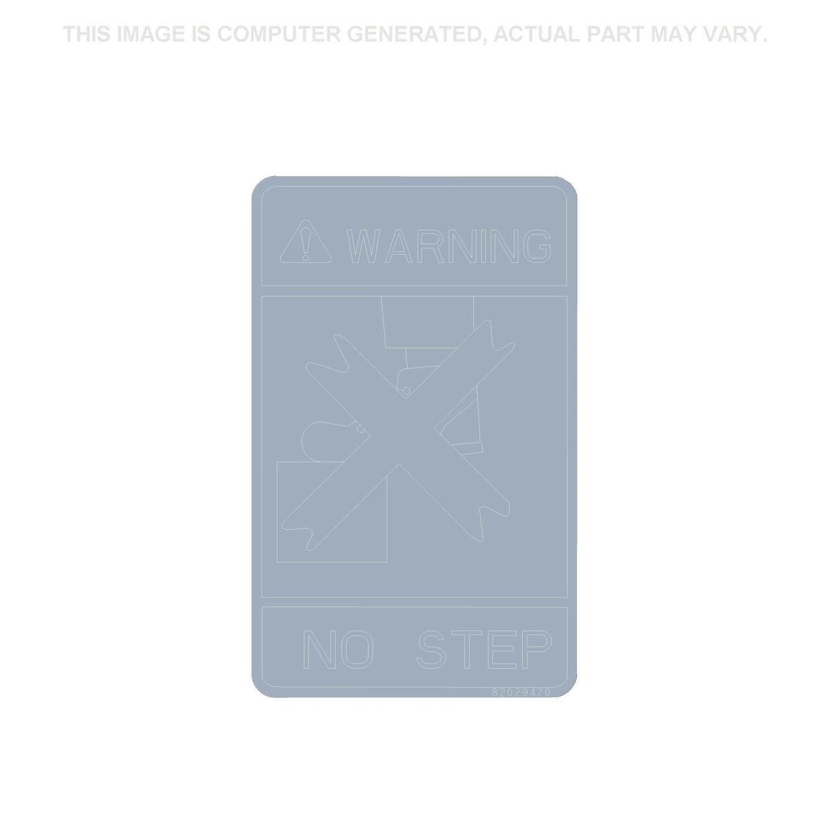82029420 - Calcomanía original (OEM) - Case Construction