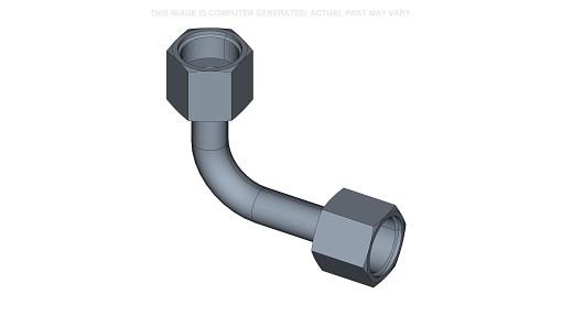 82850840 - OEM TRANSMISSION OIL TRANSFER TUBE 9 MM ID X 12 MM OD X 54.6 MM L - CASE CONSTRUCTION