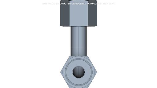 82850840 - OEM TRANSMISSION OIL TRANSFER TUBE 9 MM ID X 12 MM OD X 54.6 MM L - CASE CONSTRUCTION
