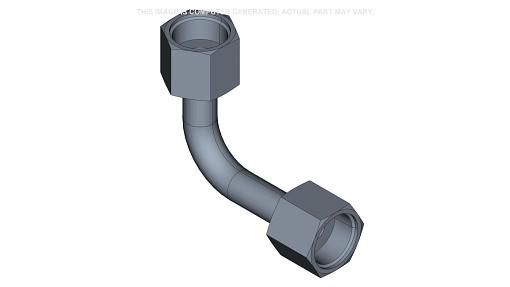 82850840 - OEM TRANSMISSION OIL TRANSFER TUBE 9 MM ID X 12 MM OD X 54.6 MM L - CASE CONSTRUCTION