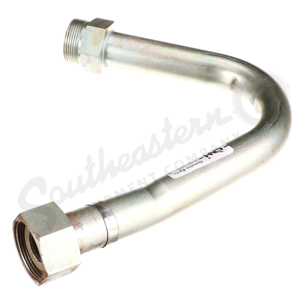 84140823 - OEM HYDRAULIC SUPPLY TUBE PLATED 32MM OD - CASE CONSTRUCTION
