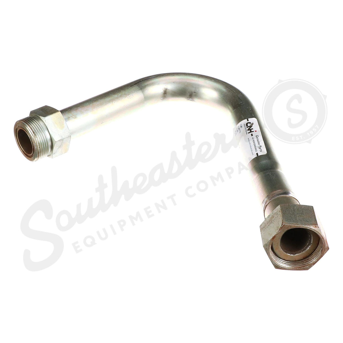 84140823 - OEM HYDRAULIC SUPPLY TUBE PLATED 32MM OD - CASE CONSTRUCTION