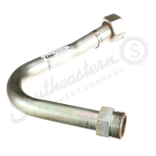 84140823 - OEM HYDRAULIC SUPPLY TUBE PLATED 32MM OD - CASE CONSTRUCTION