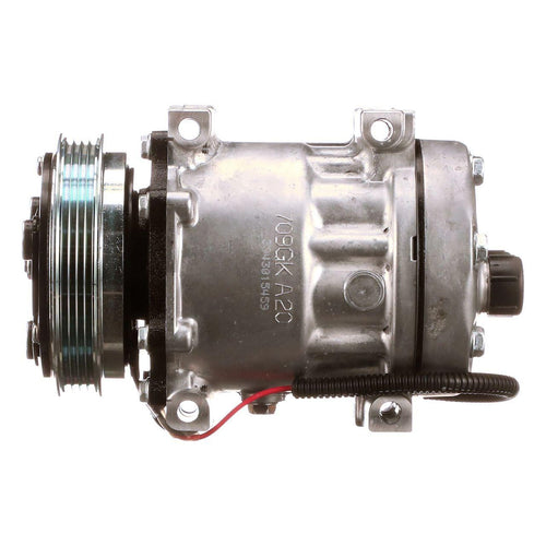 84159488 - OEM AC COMPRESSOR W/ PULLEY 12V 43-WATT - CASE CONSTRUCTION