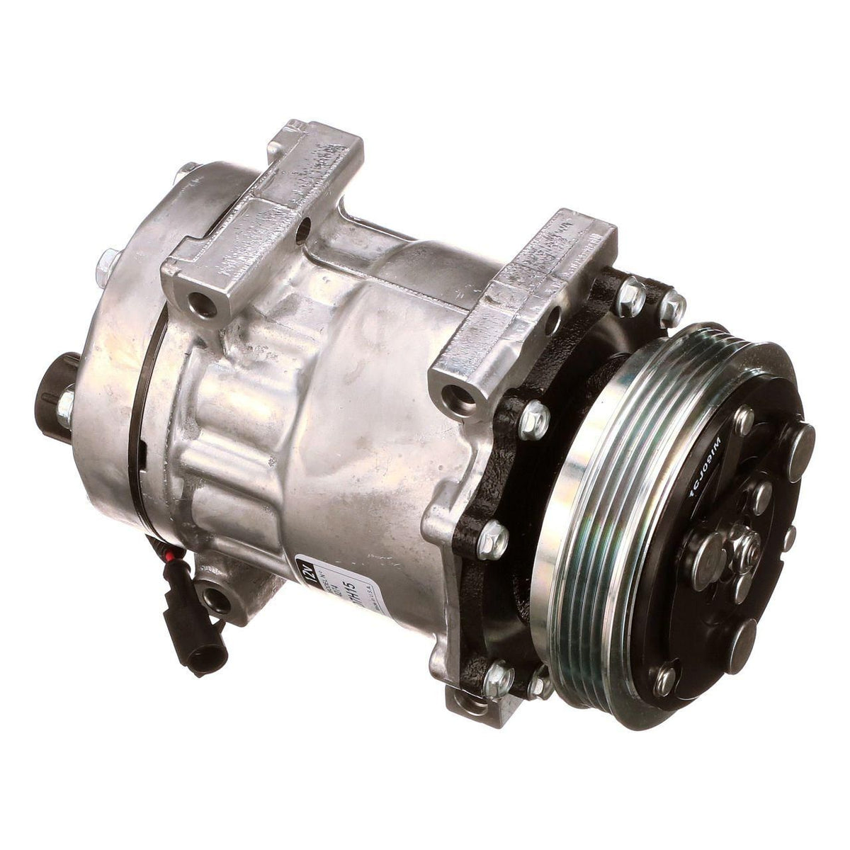 84159488 - OEM AC COMPRESSOR W/ PULLEY 12V 43-WATT - CASE CONSTRUCTION