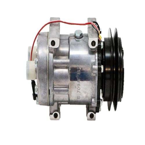 84159489R - OEM REMANUFACTURED COMPRESSOR w/ CLUTCH & PULLEY 12V - CASE CONSTRUCTION