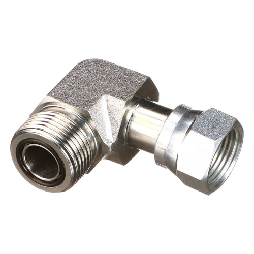 84168350 - OEM 1IN-14 ORFS X 13/16IN-16 FEMALE SWIVEL 90 DEGREE FITTING - CASE CONSTRUCTION