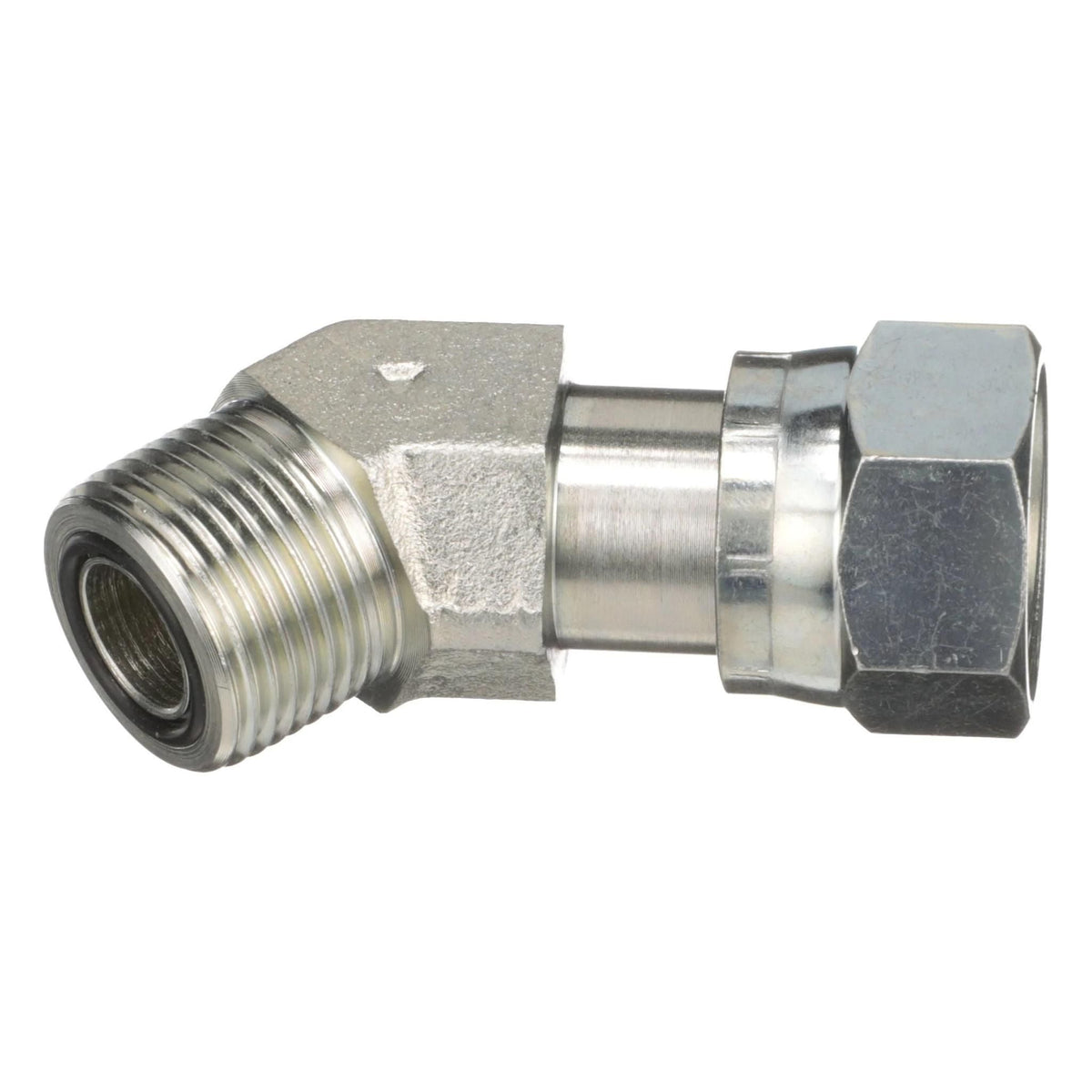 84214050 - OEM ELBOW 45 DEGREE SWIVEL 16MM ORFS - CASE CONSTRUCTION