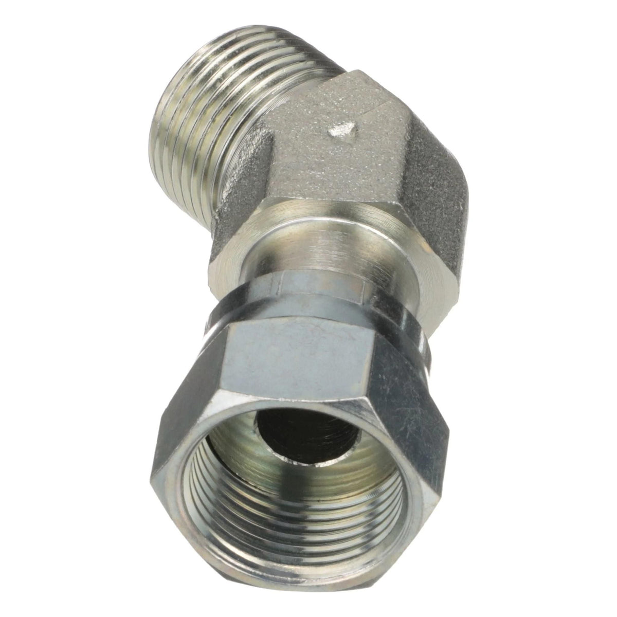 84214050 - OEM ELBOW 45 DEGREE SWIVEL 16MM ORFS - CASE CONSTRUCTION