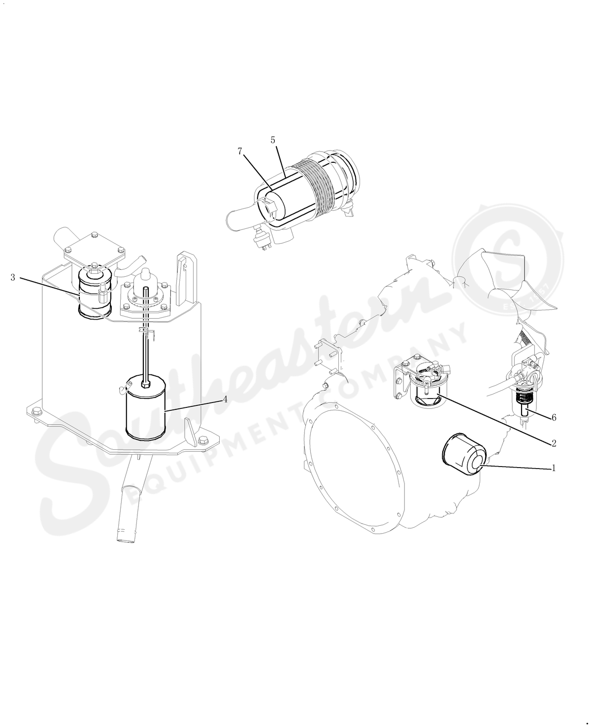 84221831 - OEM ROUND PAPER AIR FILTER - CASE CONSTRUCTION