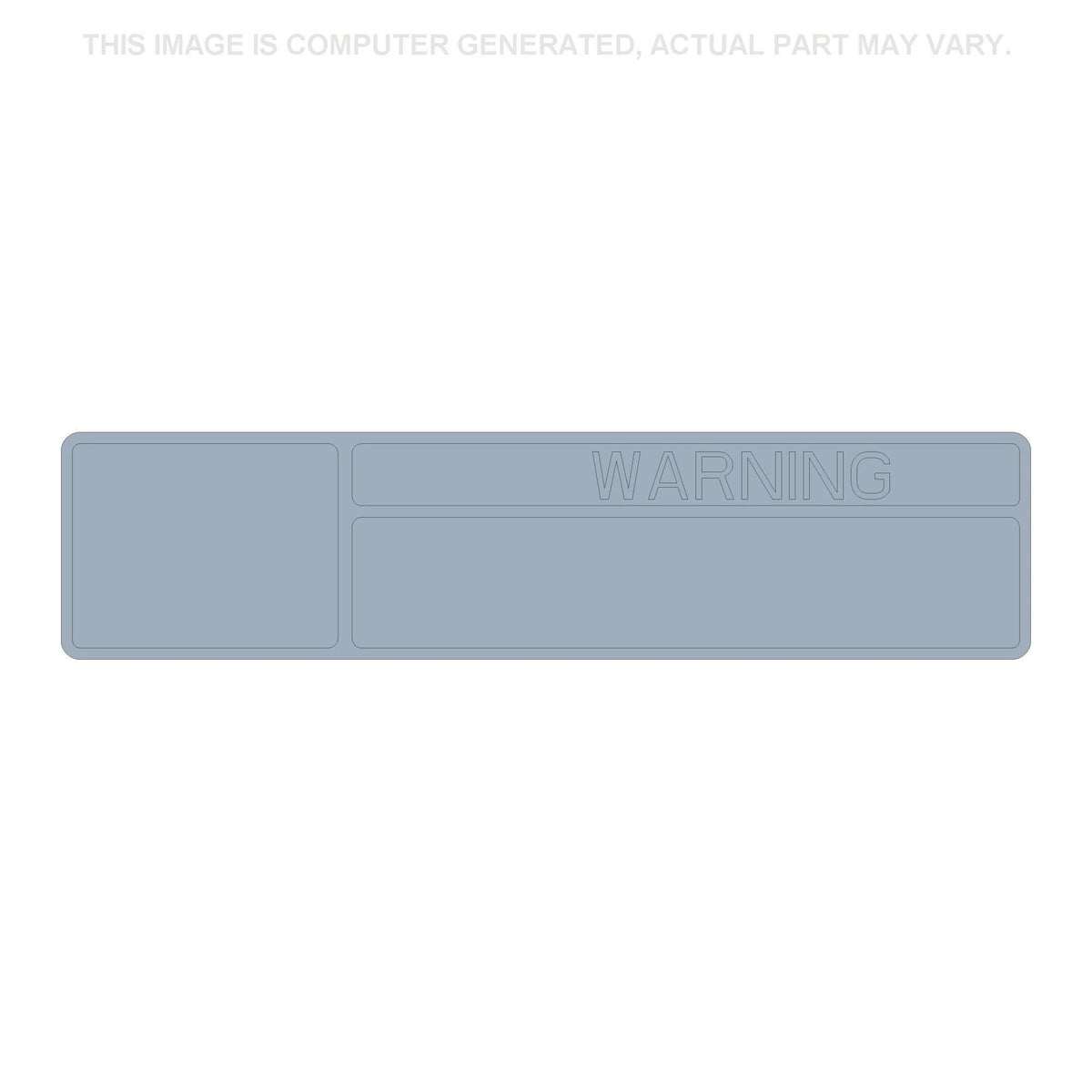 84242780 - OEM WARNING DECAL - CASE CONSTRUCTION