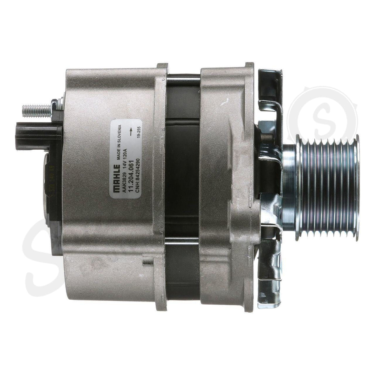 84254290 - OEM ALTERNATOR W/ PULLEY 12V 120A - CASE CONSTRUCTION