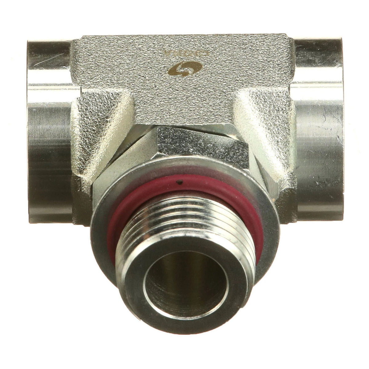 84255994 - OEM TEE FITTING ADJ 12 ORB - CASE CONSTRUCTION