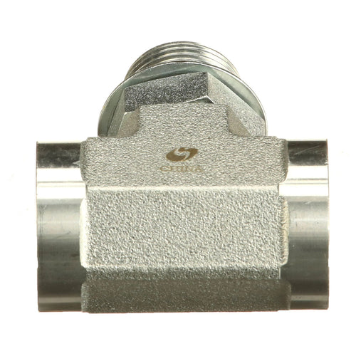 84255994 - OEM TEE FITTING ADJ 12 ORB - CASE CONSTRUCTION
