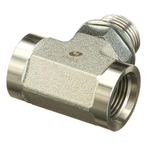 84255994 - OEM TEE FITTING ADJ 12 ORB - CASE CONSTRUCTION