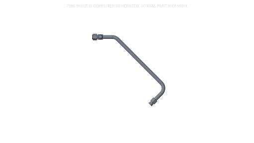 84259444 - OEM OIL COOLER OUTLET TUBE 25.4 MM OD - CASE CONSTRUCTION