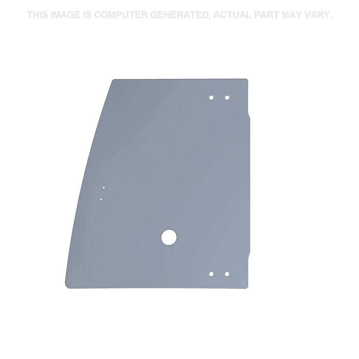 84261869 - OEM DOOR GLASS UPPER RIGHT SIDE FLAT - CASE CONSTRUCTION