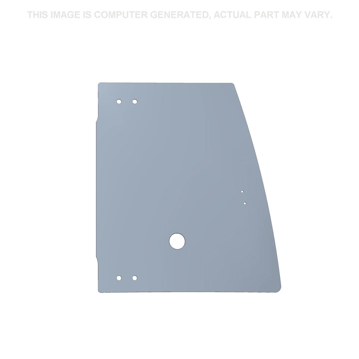 84261869 - OEM DOOR GLASS UPPER RIGHT SIDE FLAT - CASE CONSTRUCTION