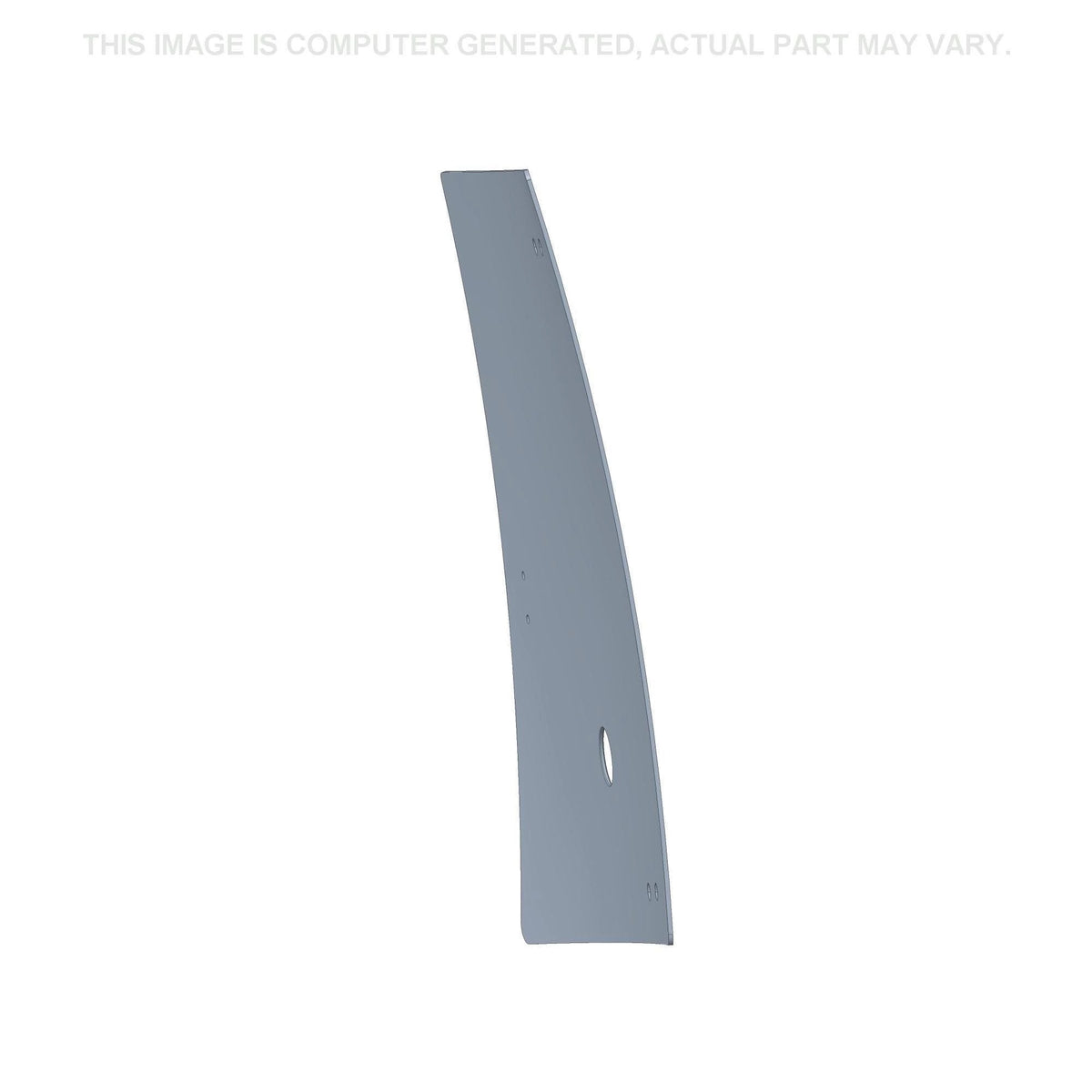 84261870 - OEM UPPER RIGHT CURVED DOOR GLASS - CASE CONSTRUCTION