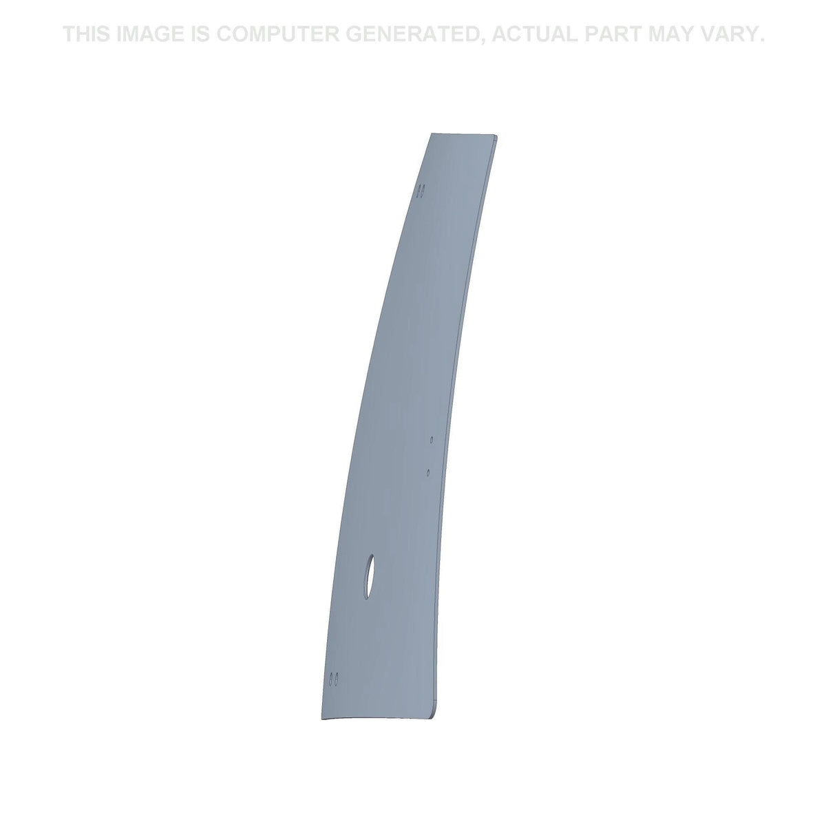 84261870 - OEM UPPER RIGHT CURVED DOOR GLASS - CASE CONSTRUCTION