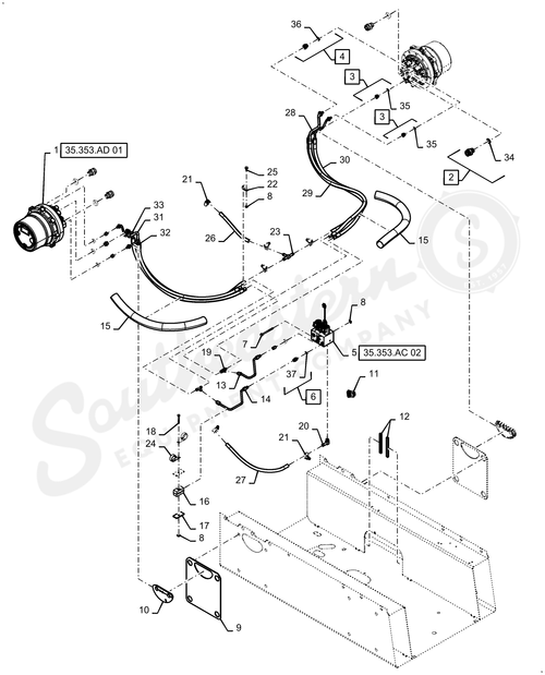 84277065 - OEM ADAPTER 8FQLL-8MB - CASE CONSTRUCTION