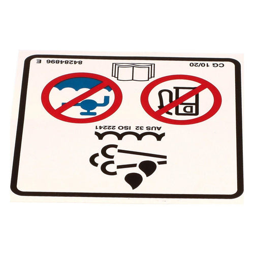 84284896 - OEM DEF/ADBLUE TANK DECAL - CASE CONSTRUCTION