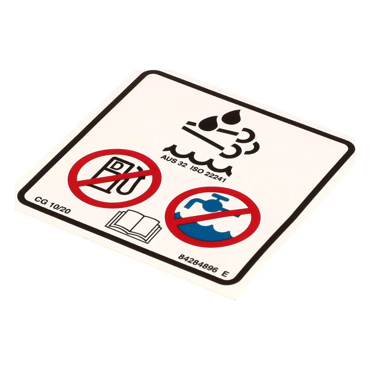 84284896 - OEM DEF/ADBLUE TANK DECAL - CASE CONSTRUCTION