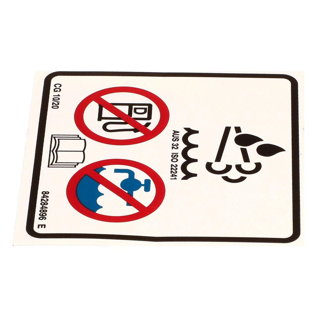 84284896 - OEM DEF/ADBLUE TANK DECAL - CASE CONSTRUCTION
