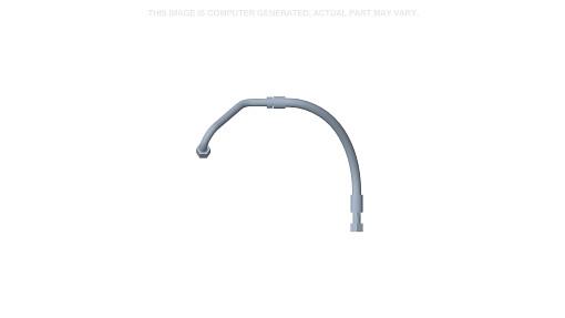 84292027 - OEM 8-SPOOL AUXILIARY VALVE TUBE TO CHECK VALVE - CASE CONSTRUCTION
