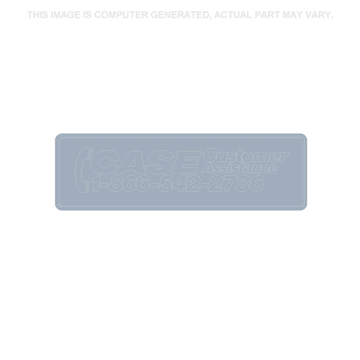 84311902 - OEM DECAL - CASE CONSTRUCTION